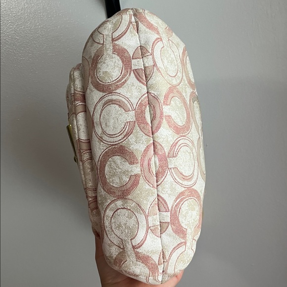 Coach Kristen Pink and Cream Sequin Shoulder Bag - Picture 7 of 15